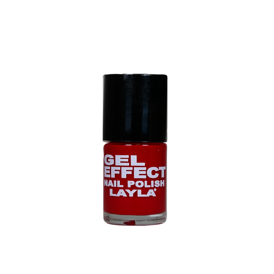 Layla Cosmetics Gel Effect Nail Polish N.06 Power Red - Lac de Unghii Clasic