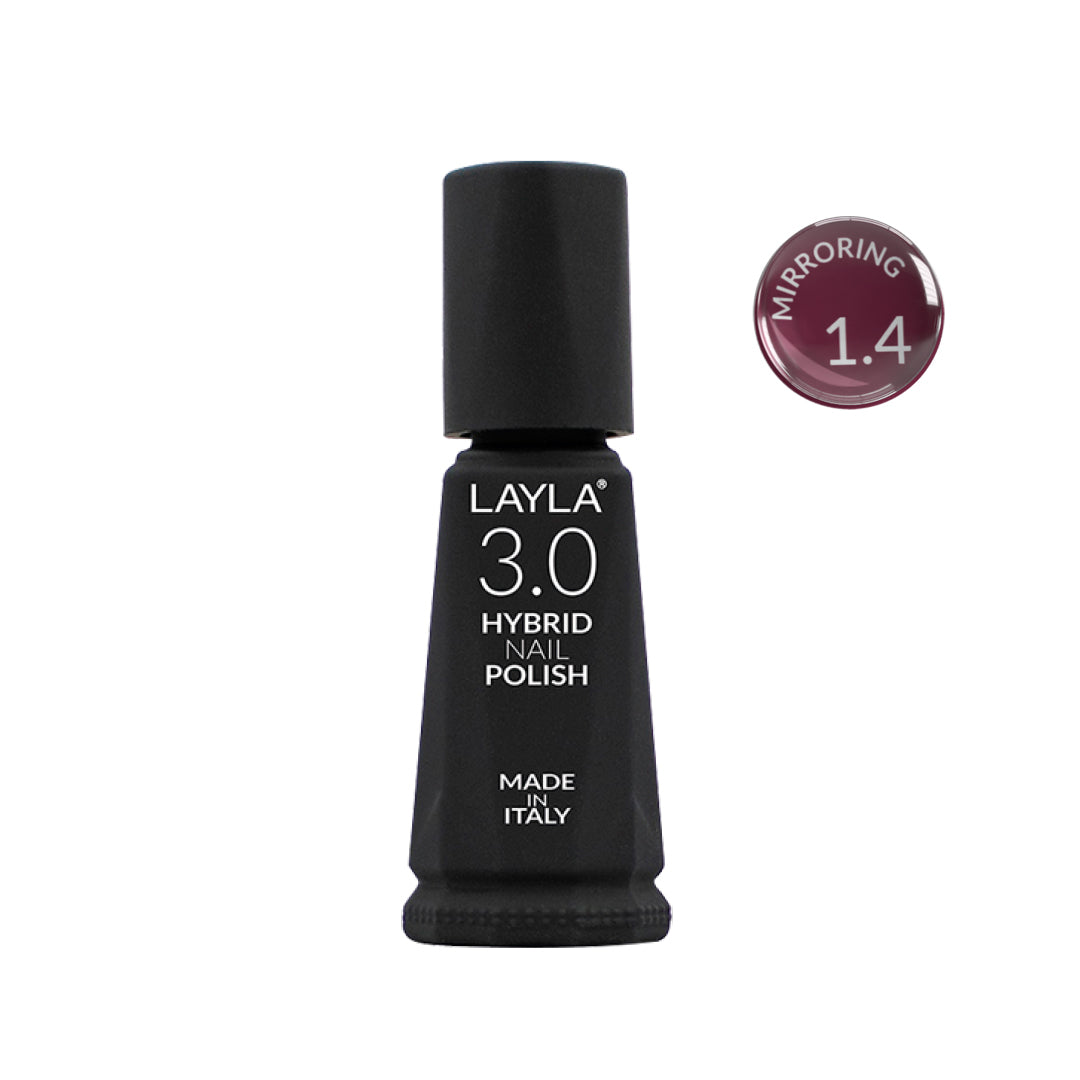 Layla Cosmetics 3.0 Hybrid Nail Polish N.14 Mirroring - Lac de Unghii Clasic