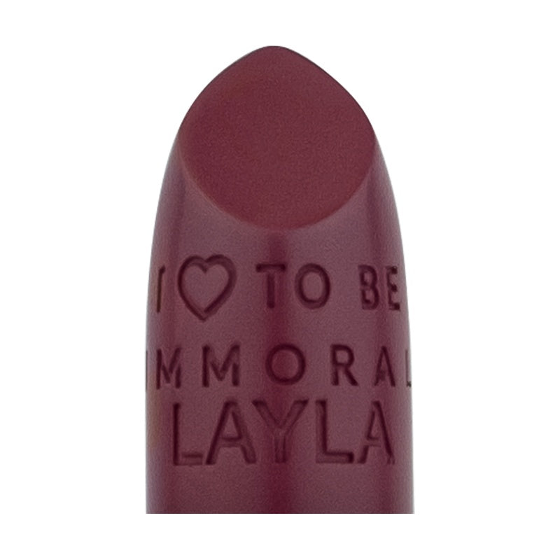 Layla Cosmetics Immoral Shine Lipstick No 10 New Me - Ruj Intens Hidratant