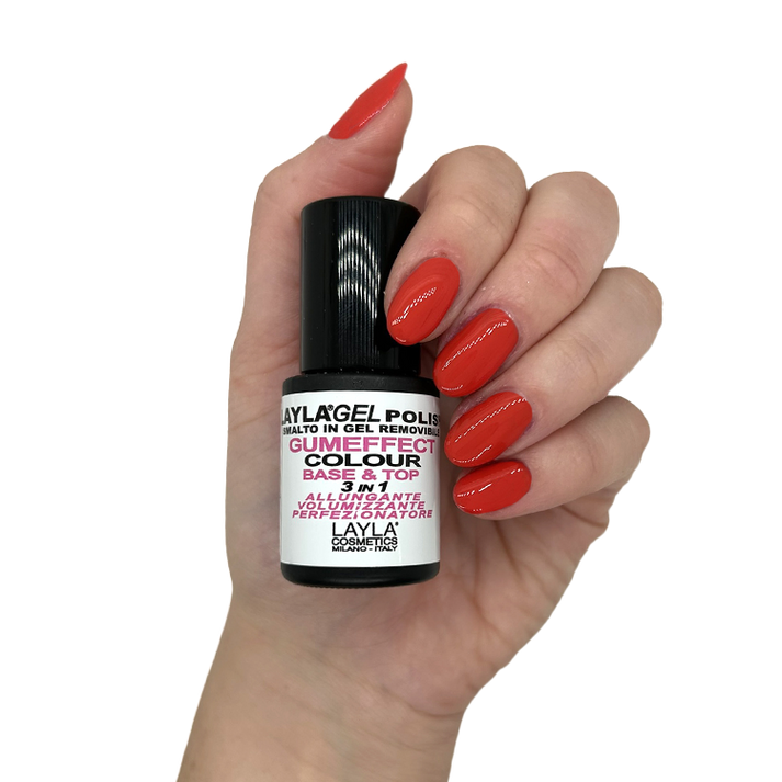 Layla Cosmetics Gumeffect Colour N.10 Frida - Oja Semipermanenta Rubber
