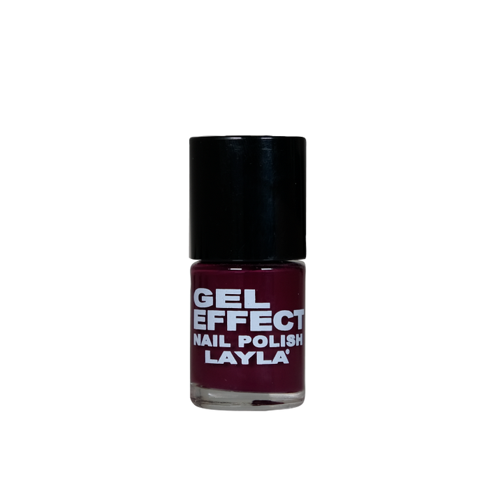 Layla Cosmetics Gel Effect Nail Polish N.12 Smooth Purple - Lac de Unghii Clasic