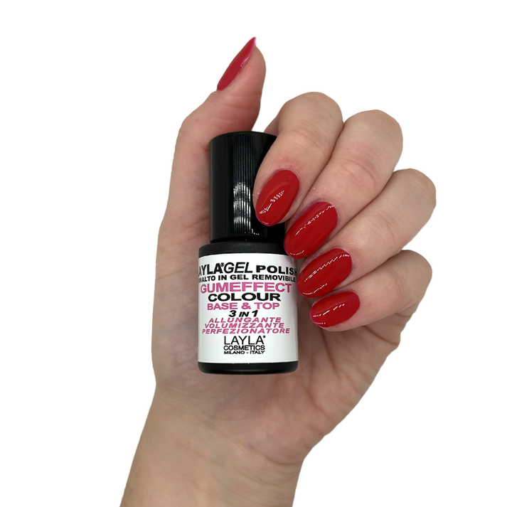 Layla Cosmetics Gumeffect Colour N.12 Raw - Oja Semipermanenta Rubber