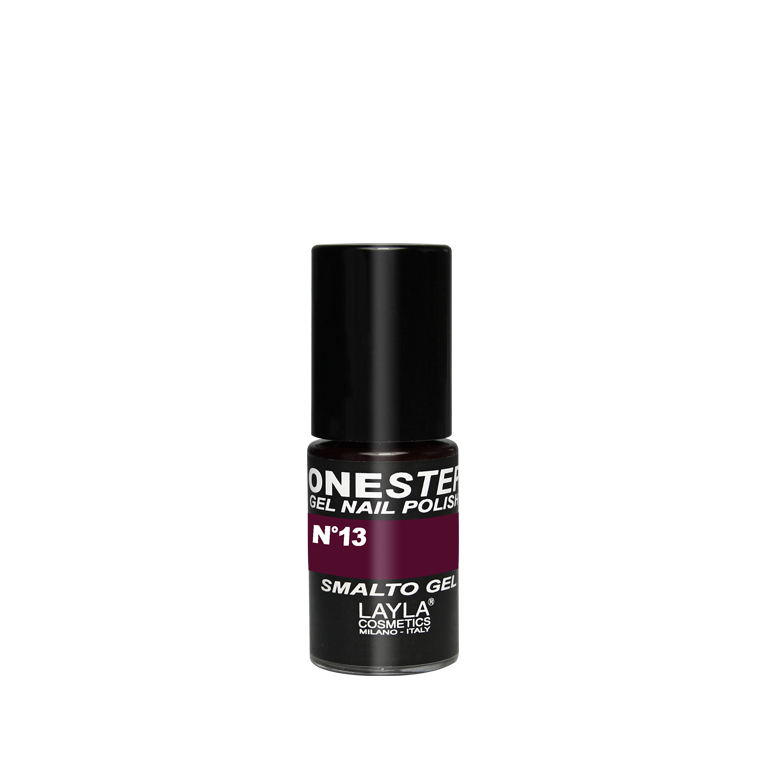 Layla Cosmetics One Step Gel Nail Polish N.13 Black Cherry - Oja Semipermanenta