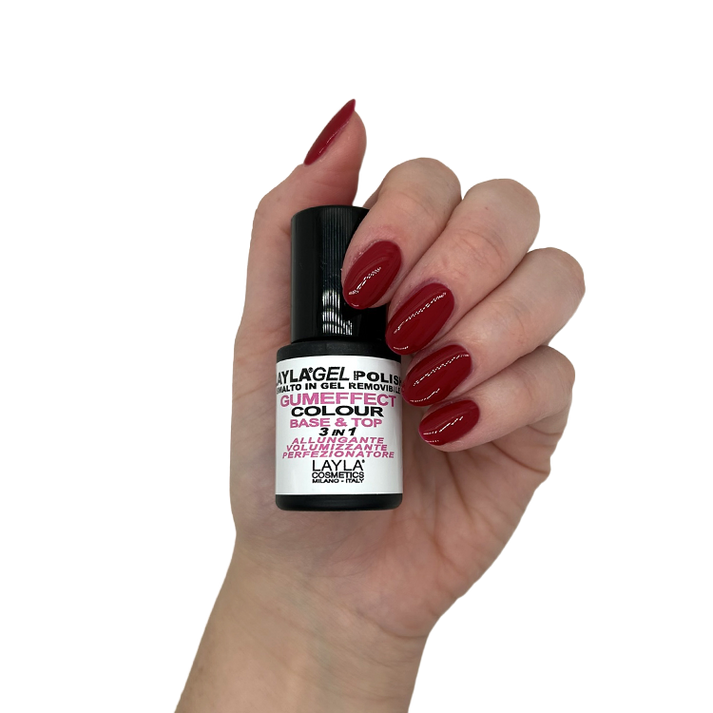 Layla Cosmetics Gumeffect Colour N.15 Womanity - Oja Semipermanenta Rubber