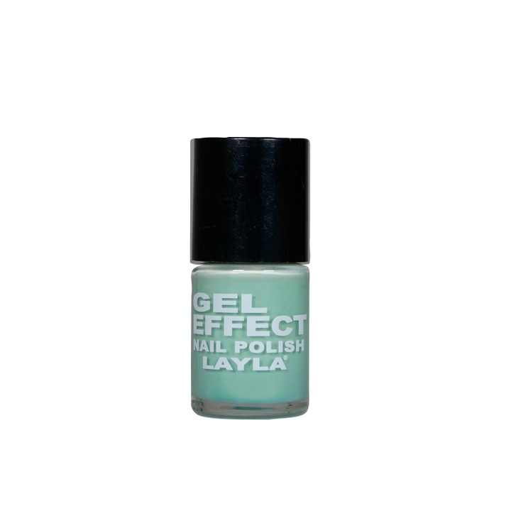 Layla Cosmetics Gel Effect Nail Polish N.16 Fiji Green - Lac de Unghii Clasic