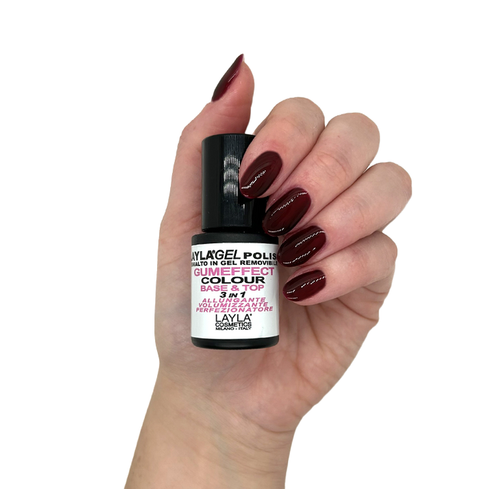 Layla Cosmetics Gumeffect Colour N.17 Socia...L - Oja Semipermanenta Rubber