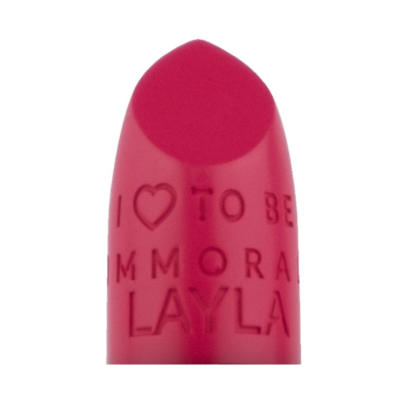 Layla Cosmetics Immoral Shine Lipstick No 19 Spring Break - Ruj Intens Hidratant