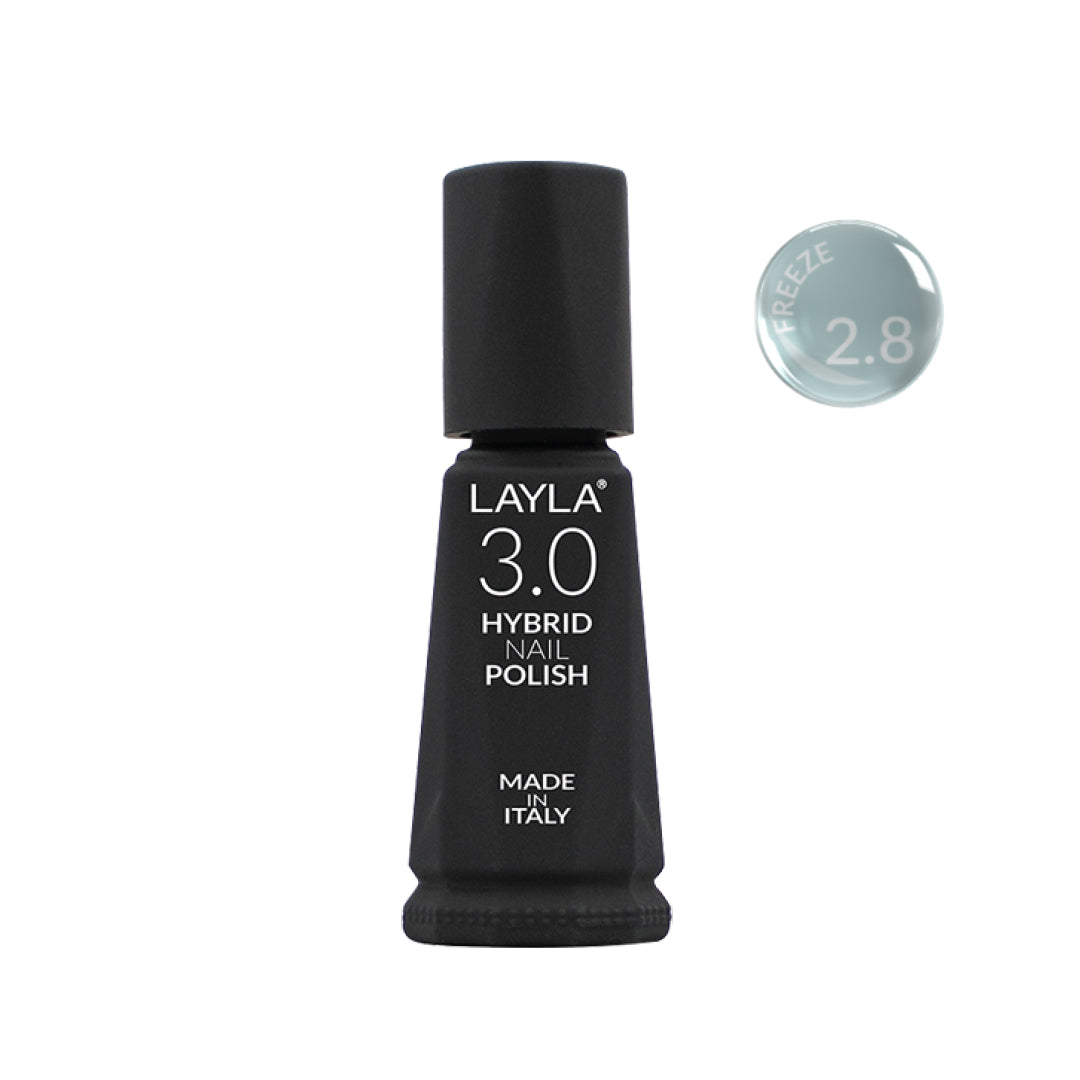Layla Cosmetics 3.0 Hybrid Nail Polish N.28 Freeze - Lac de Unghii Clasic
