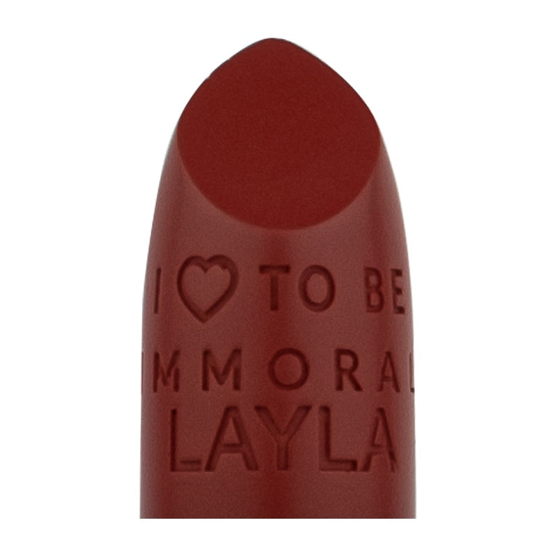 Layla Cosmetics Immoral Shine Lipstick No 24 Heatwave - Ruj Intens Hidratant