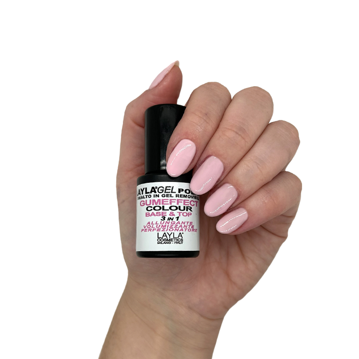 Layla Cosmetics Gumeffect Colour N.28 Baba Office - Oja Semipermanenta Rubber