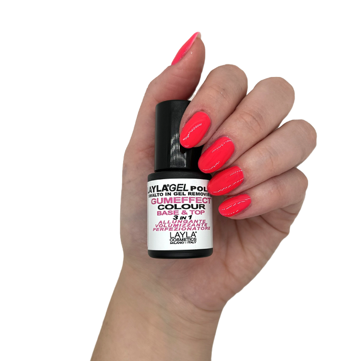 Layla Cosmetics Gumeffect Colour N.29 Shy Berry - Oja Semipermanenta Rubber