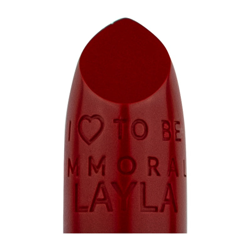 Layla Cosmetics Immoral Shine Lipstick No 30 Royal Red - Ruj Intens Hidratant