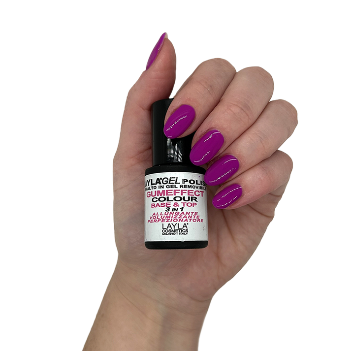 Layla Cosmetics Gumeffect Colour N.30 Piper - Oja Semipermanenta Rubber