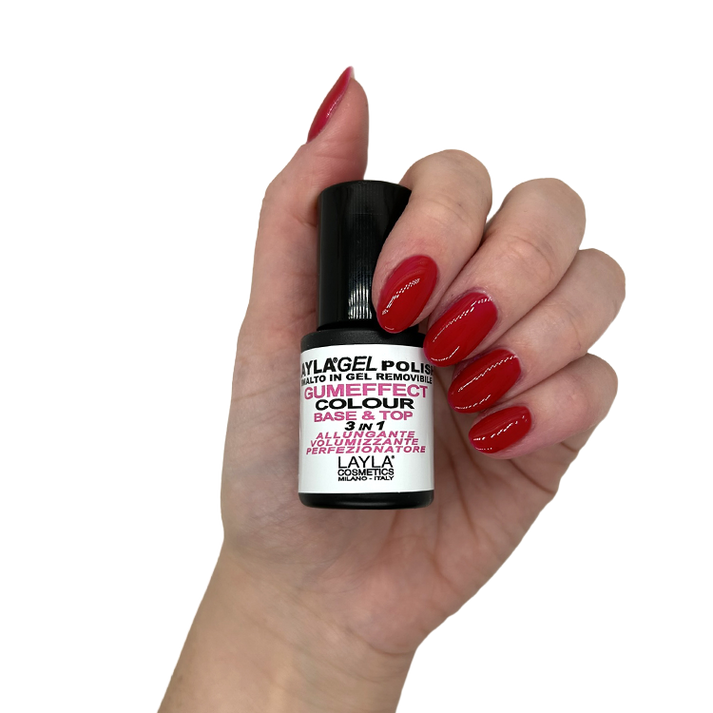 Layla Cosmetics Gumeffect Colour N.31 Hype - Oja Semipermanenta Rubber