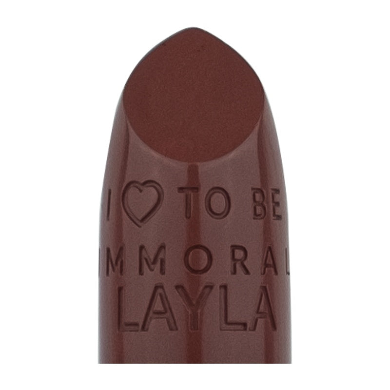 Layla Cosmetics Immoral Shine Lipstick No 33 Unwrap Me - Ruj Intens Hidratant