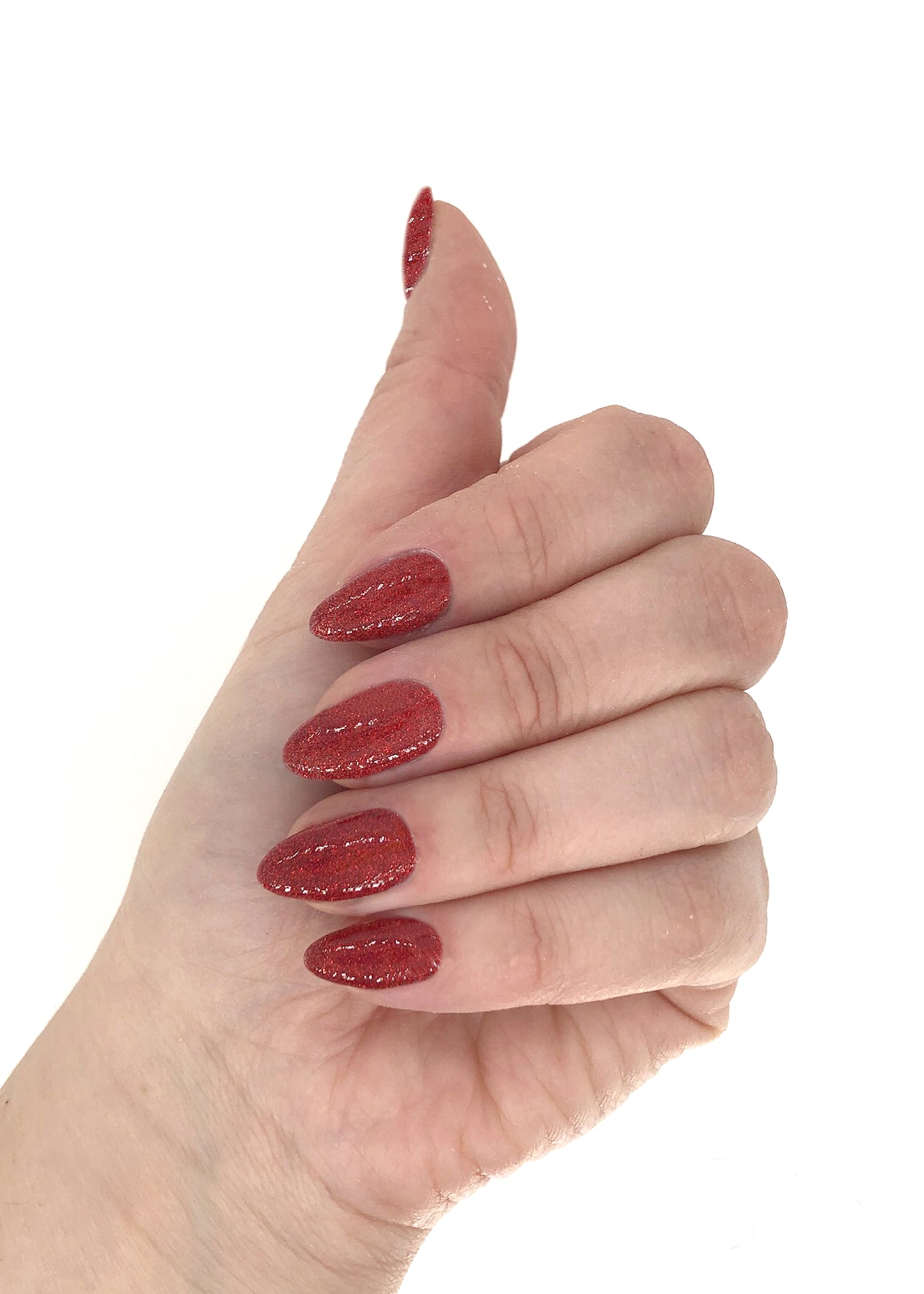 Layla Cosmetics Laylagel Polish N.55 Red Glitter - Gel UV, 10 ml