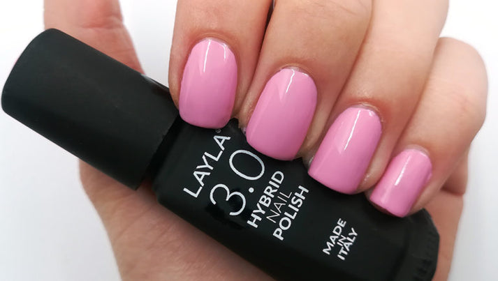 Layla Cosmetics 3.0 Hybrid Nail Polish N.7 Pink Link - Lac de Unghii Clasic