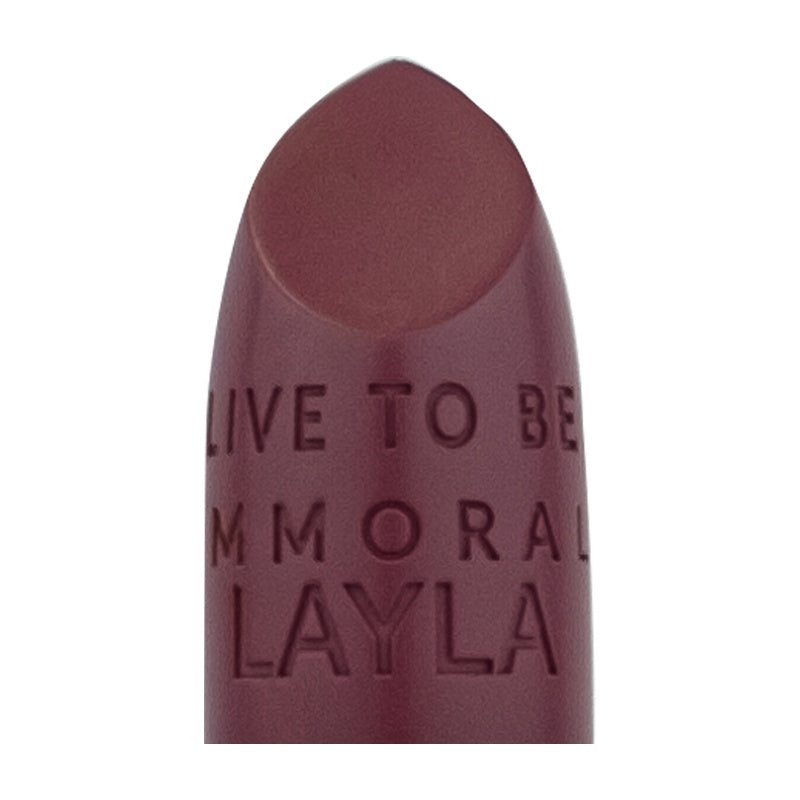 Layla Cosmetics Immoral Shine Lipstick No 9 Back Talk - Ruj Intens Hidratant