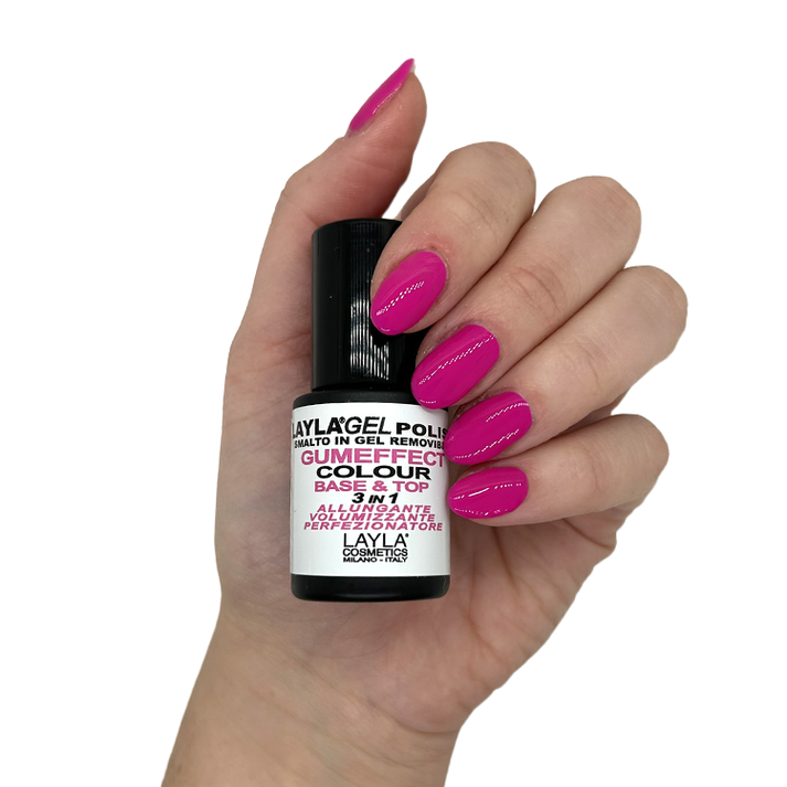 Layla Cosmetics Gumeffect Colour N.9 Amnesia - Oja Semipermanenta Rubber