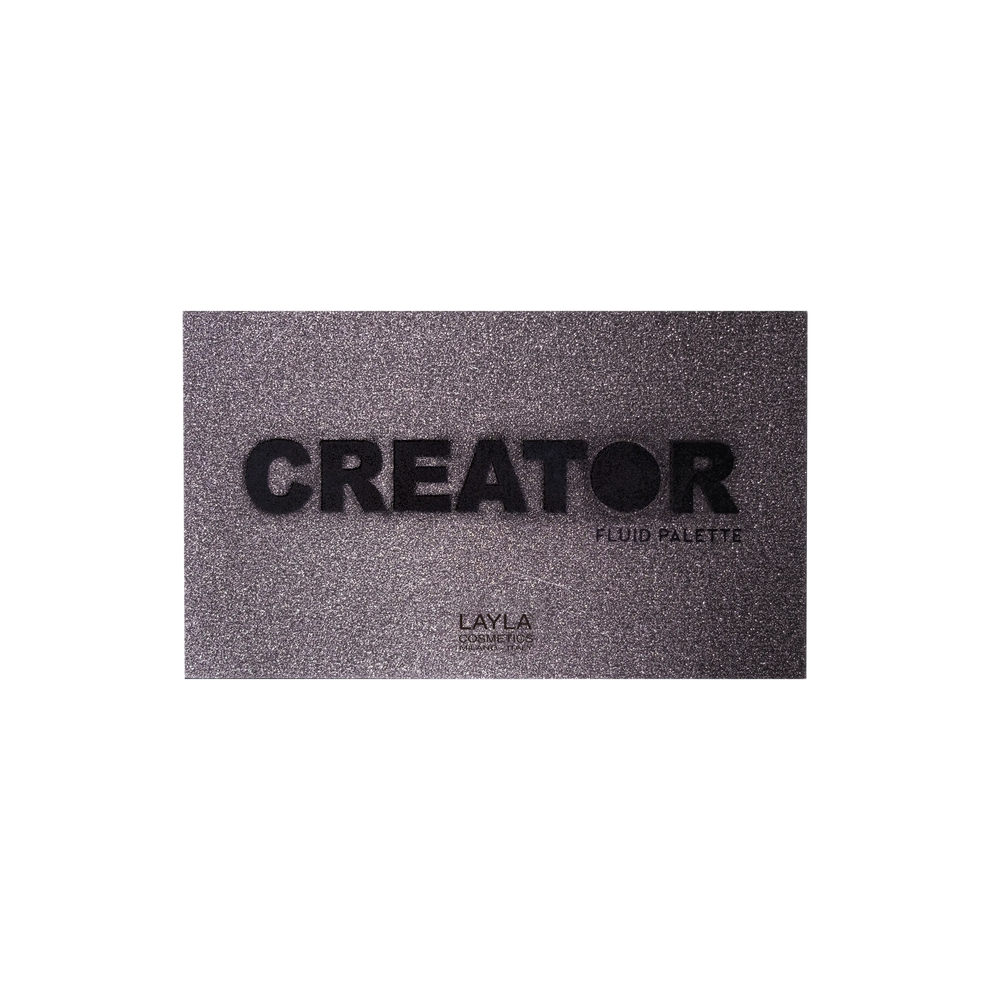 Layla Cosmetics Creator Fluid Palette - Paleta Farduri Ochi Profesionala