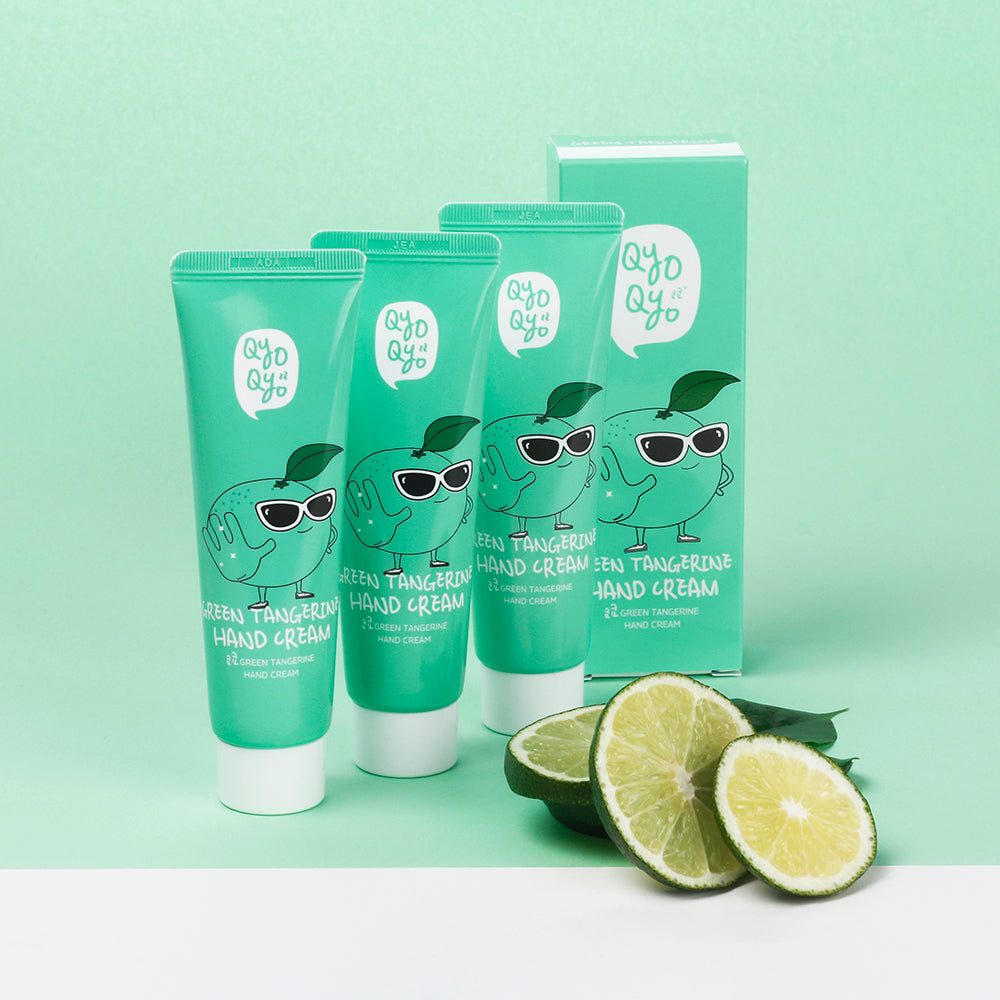 QyoQyo Green Tangerine Hand Cream 50ml - Crema de Maini