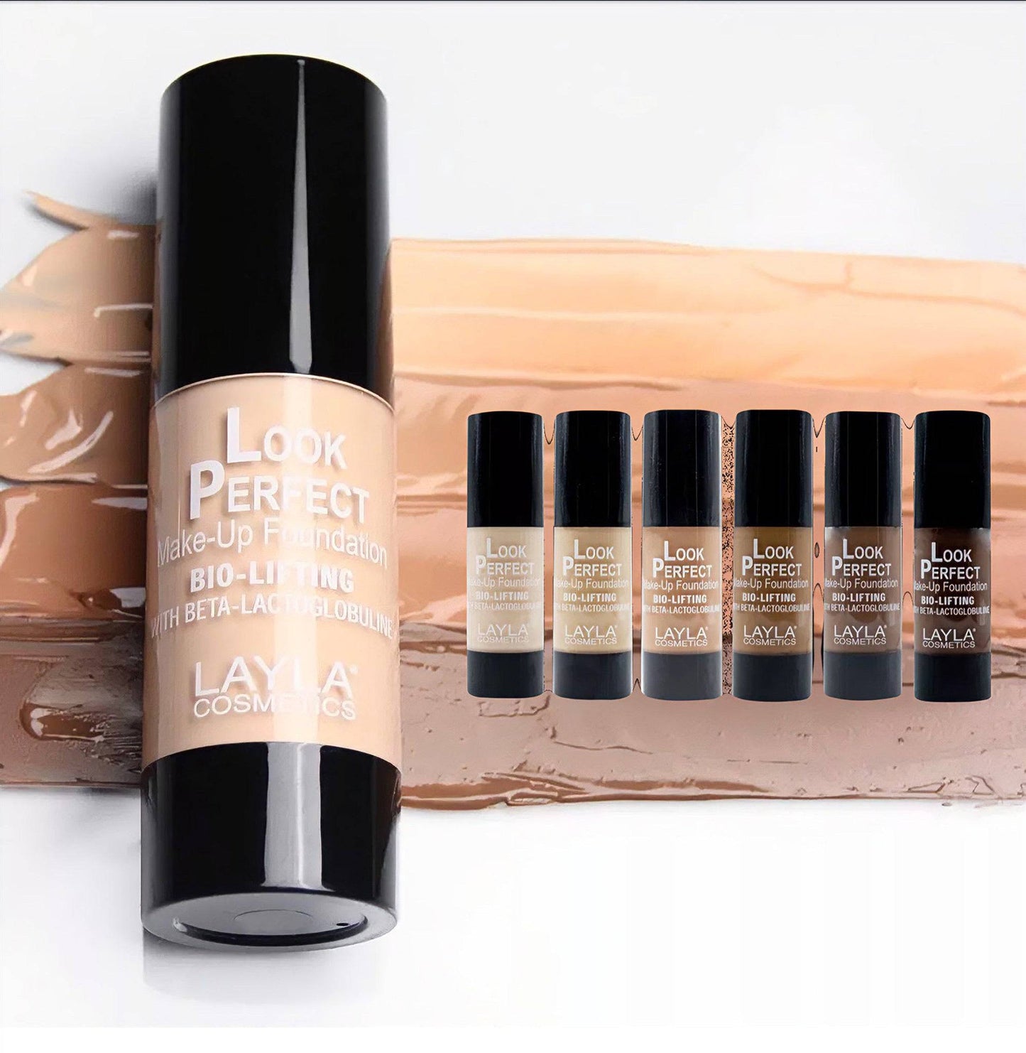 Layla Cosmetics Look Perfect Foundation No 15 - Fond de Ten cu Efect de Lifting