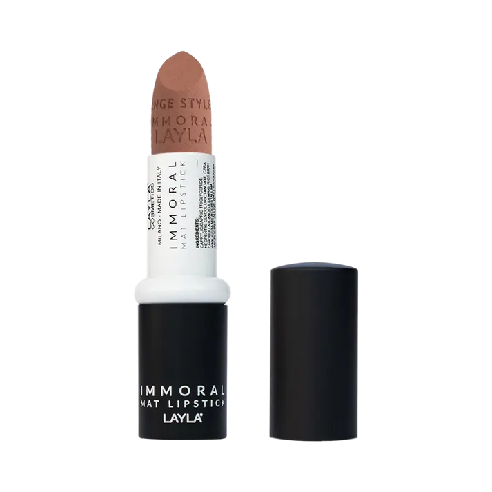 Layla Cosmetics Immoral Mat Lipstick No 1 Best Nude - Ruj Intens Mat