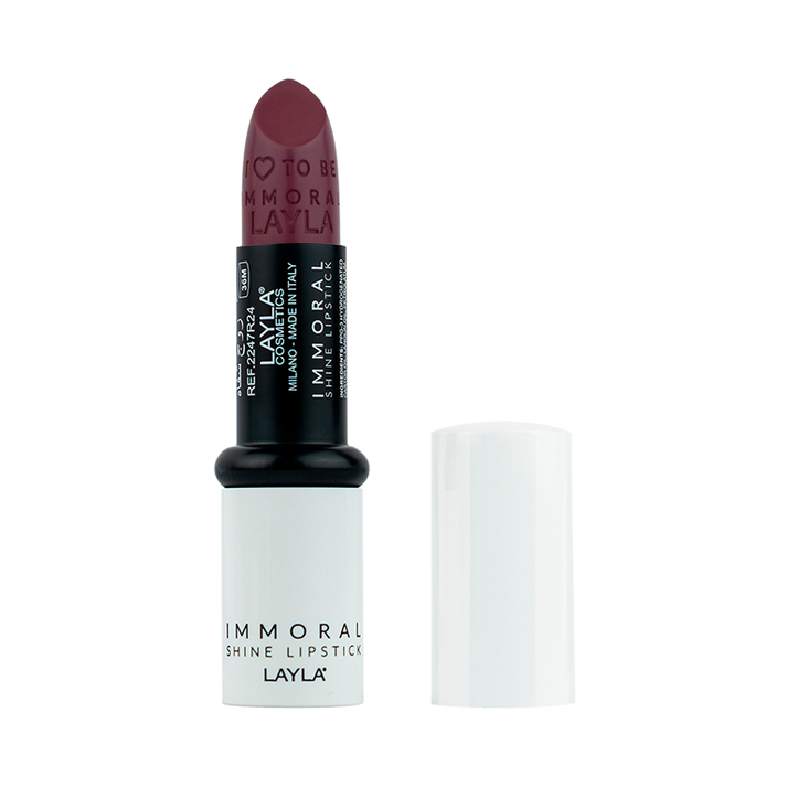 Layla Cosmetics Immoral Shine Lipstick No 10 New Me - Ruj Intens Hidratant