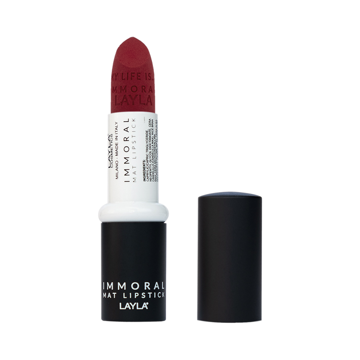 Layla Cosmetics Immoral Mat Lipstick No 10 Soo…Phia - Ruj Intens Mat