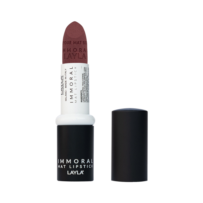 Layla Cosmetics Immoral Mat Lipstick No 18 Baba - Ruj Intens Mat