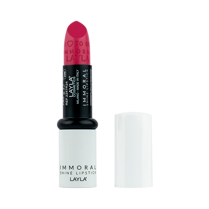 Layla Cosmetics Immoral Shine Lipstick No 19 Spring Break - Ruj Intens Hidratant