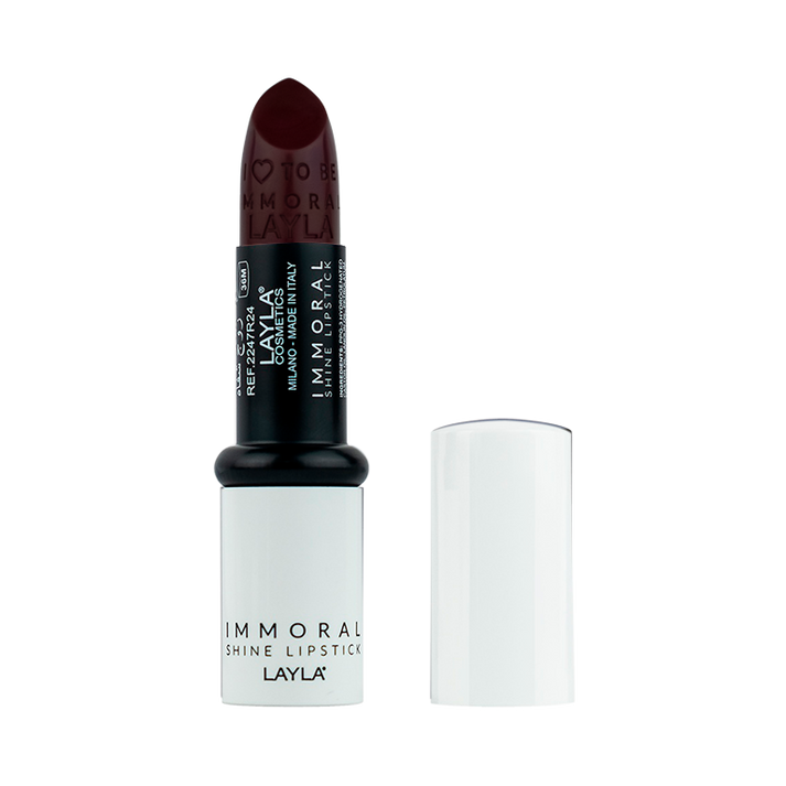 Layla Cosmetics Immoral Shine Lipstick No 34 Sold Out - Ruj Intens Hidratant