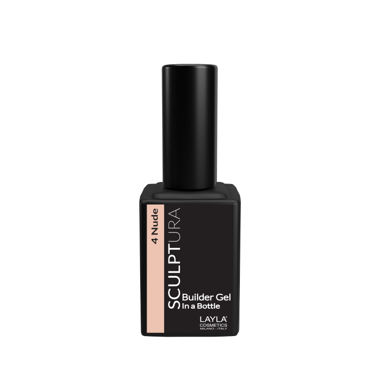 Layla Cosmetics Sculptura Builder Gel In A Bottle N.4 Nude - Gel pentru Reconstructia Unghiilor