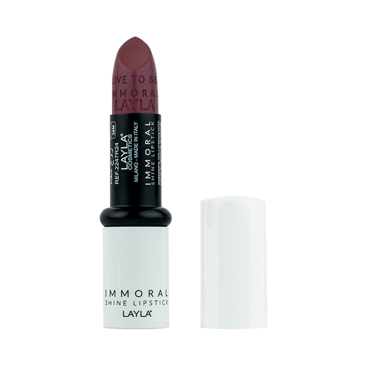 Layla Cosmetics Immoral Shine Lipstick No 9 Back Talk - Ruj Intens Hidratant