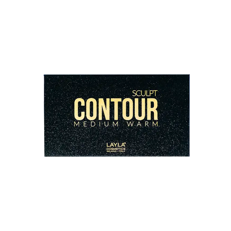 Layla Cosmetics Sculpt Contour Medium Warm - Paleta pentru Contur in Nuante Calde