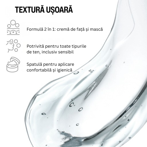 Masca cu Acid Hialuronic 2in1 7DAYS My Beauty Week Aqua Infusion 50ml