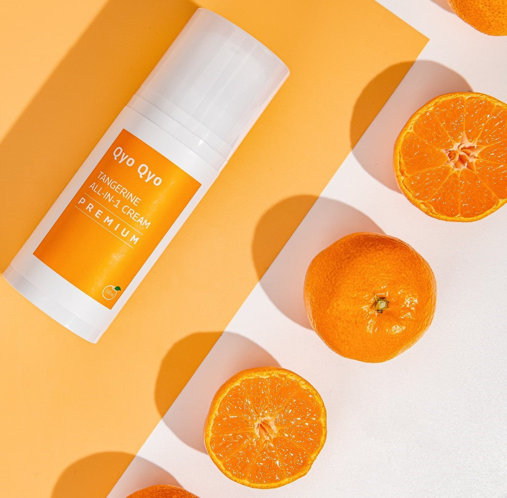 QyoQyo Tangerine All-In-One Cream Anti-Wrinkle and Whitening 100ml - Crema Antiimbatranire