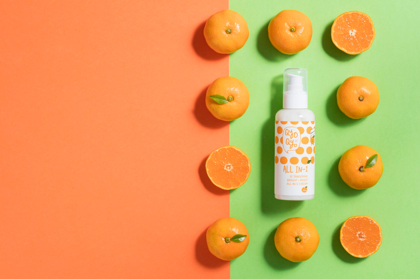 QyoQyo Tangerine Bright and Moist All-In-One Cream 150ml - Crema Hidratanta si Tonifianta
