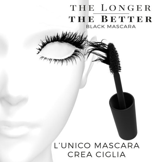 Layla Cosmetics The Longer The Better Black Mascara - Rimel pentru Volum Negru