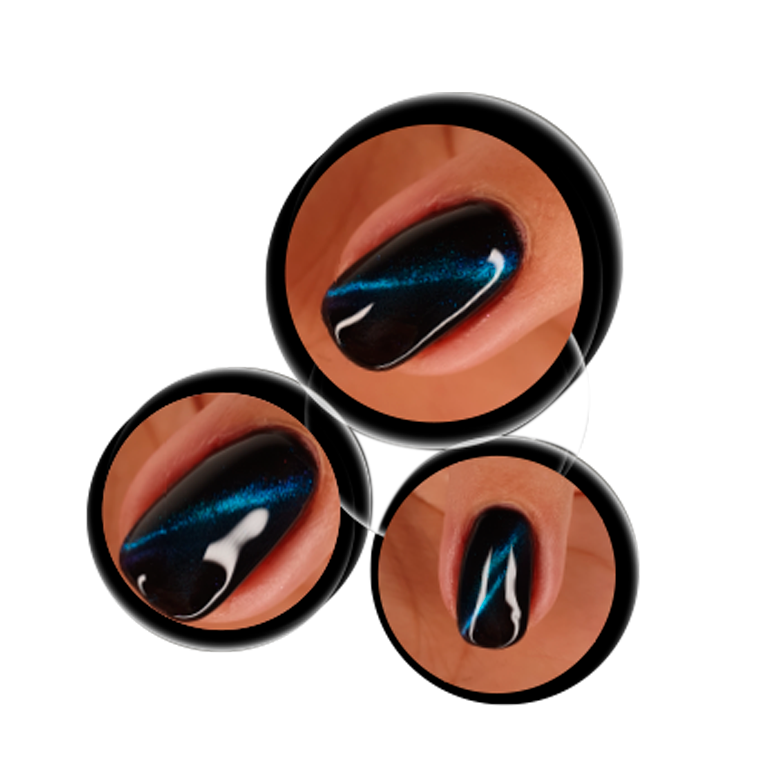 Layla Cosmetics Cat Eye Gel Polish N.6 Selfish - Oja Semipermanenta Efect Cat Eye