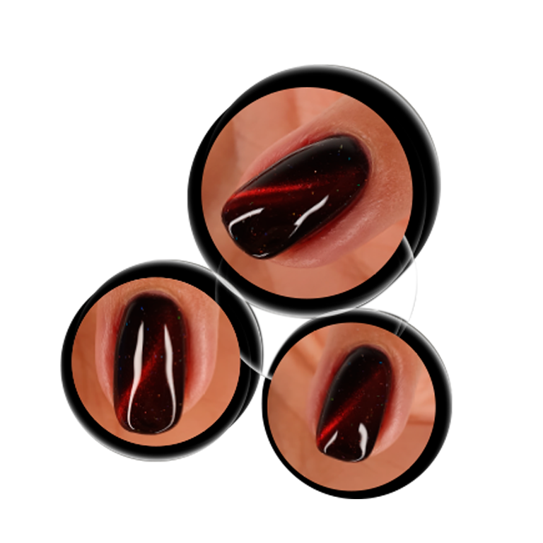 Layla Cosmetics Cat Eye Gel Polish N.8 Greedy - Oja Semipermanenta Efect Cat Eye