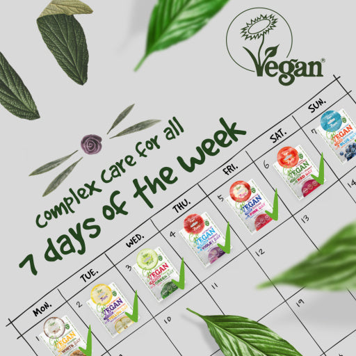 Masca Tip Servetel 7DAYS GoVegan Salad Wednesday Green Day 25g
