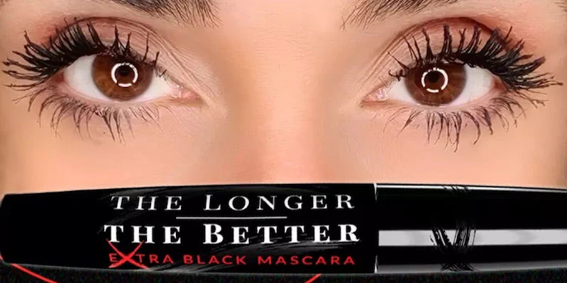 Layla Cosmetics The Longer The Better Extra Black Mascara - Rimel pentru Volum Negru Intens