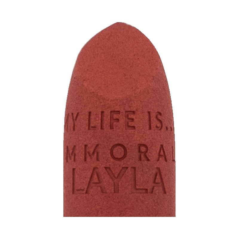 Layla Cosmetics Immoral Mat Lipstick No 5 Galvanize - Ruj Intens Mat