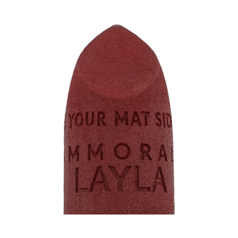 Layla Cosmetics Immoral Mat Lipstick No 8 Nairobi - Ruj Intens Mat