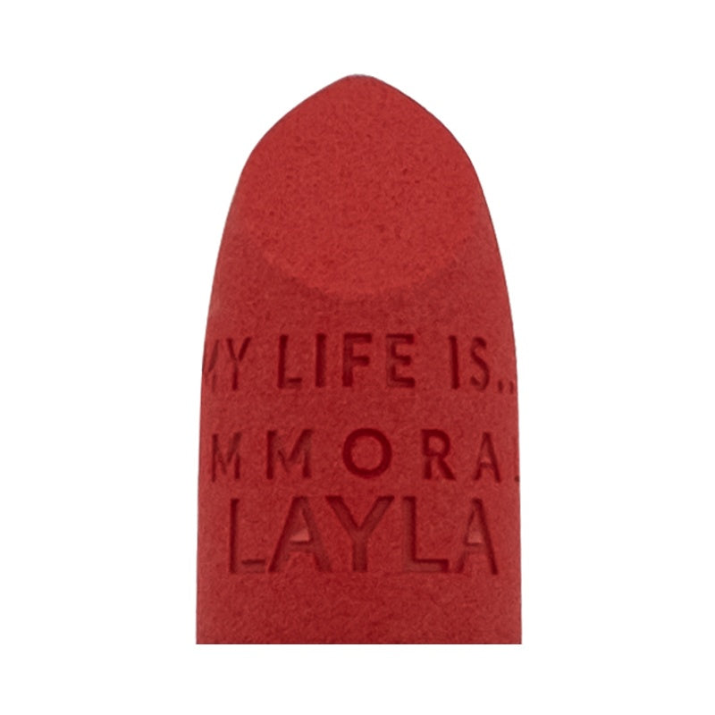 Layla Cosmetics Immoral Mat Lipstick No 11 Carnal Red - Ruj Intens Mat