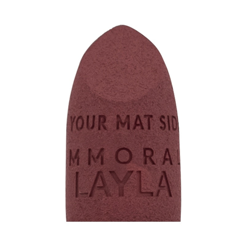 Layla Cosmetics Immoral Mat Lipstick No 18 Baba - Ruj Intens Mat