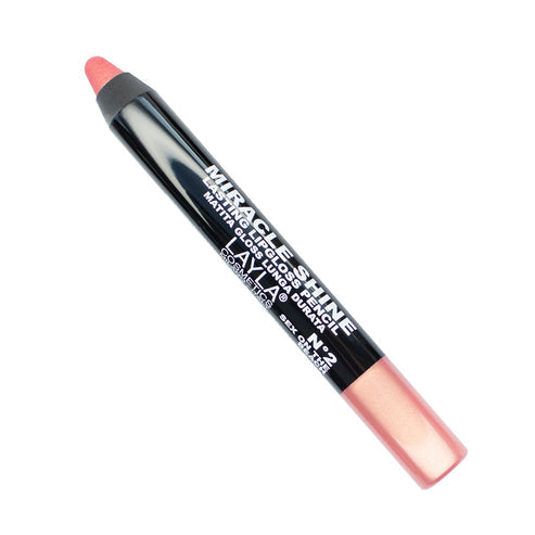 Layla Cosmetics Miracle Shine Lasting Lipgloss Pencil No 2 - Ruj Stralucitor de Lunga Durata