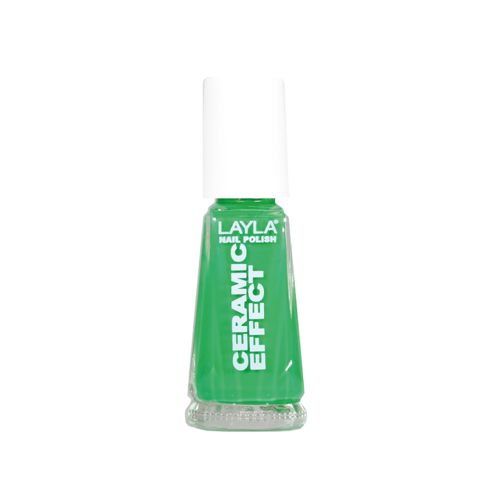 Layla Cosmetics Nail Polish Ceramic Effect N.116 Funky Giada - Lac de Unghii Clasic