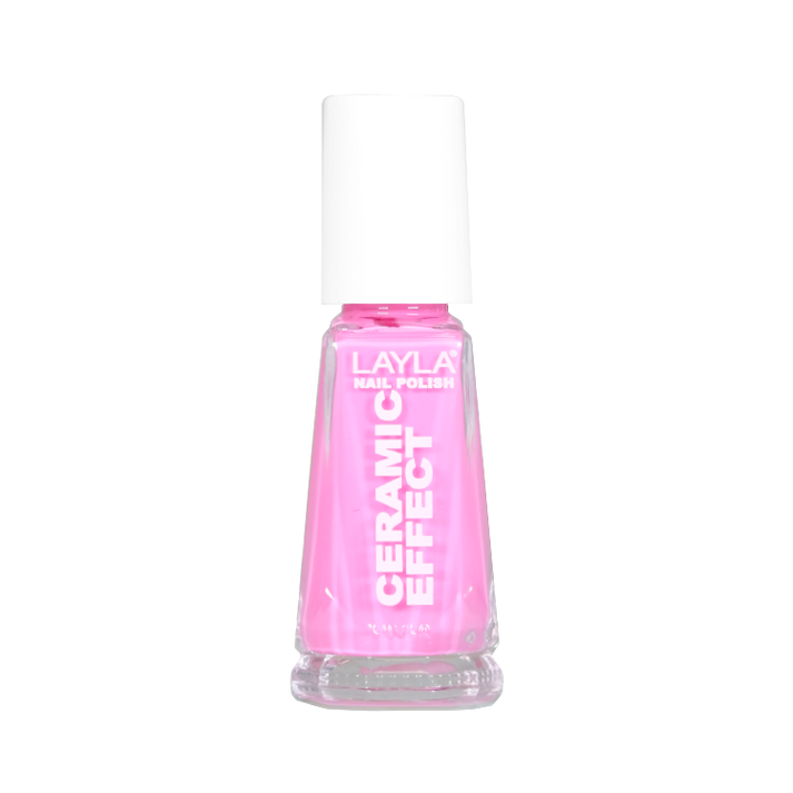 Layla Cosmetics Nail Polish Ceramic Effect N.21 Sensual Pink - Lac de Unghii Clasic